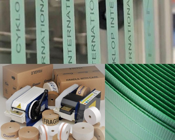 cyklop pet pp trak za povezovanje in lapomatic podajalec natron traku